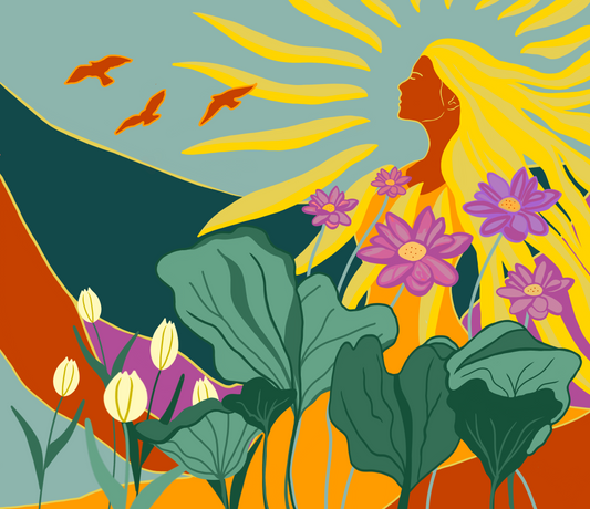 Sun Goddess Art Print